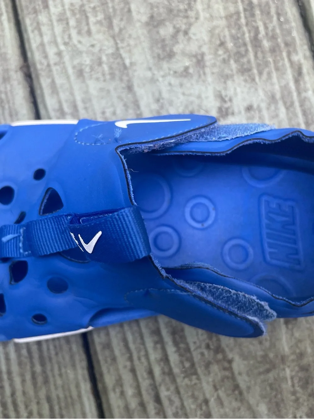 Nike Kids Royal Blue Water Clog Sandals size 1 kids